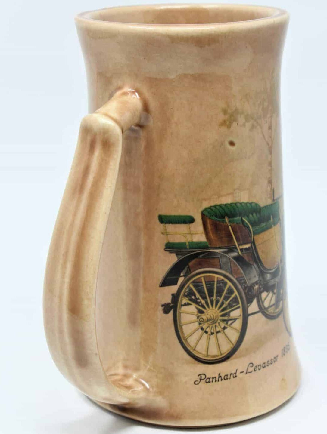 Beer Mug, McCoy Pottery Panhard Levassor 1895, Vintage