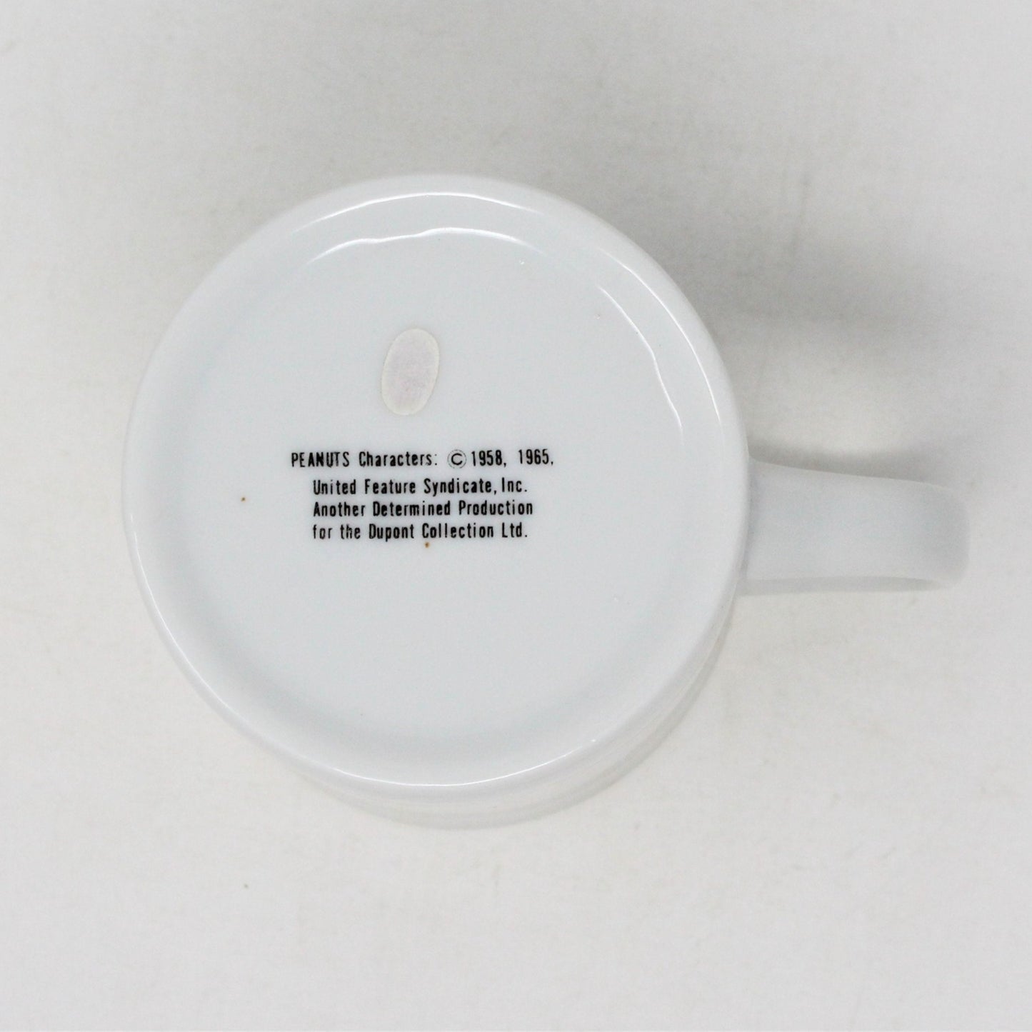 Mug, Snoopy Executive, Dupont Occupational Mug,  Vintage, NOS