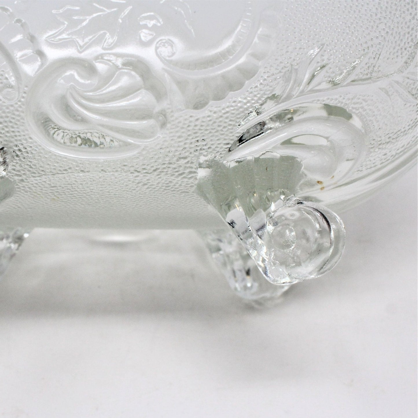 Bowl, Jeannette Glass, Lombardi Footed Bowl, Vintage 1950's