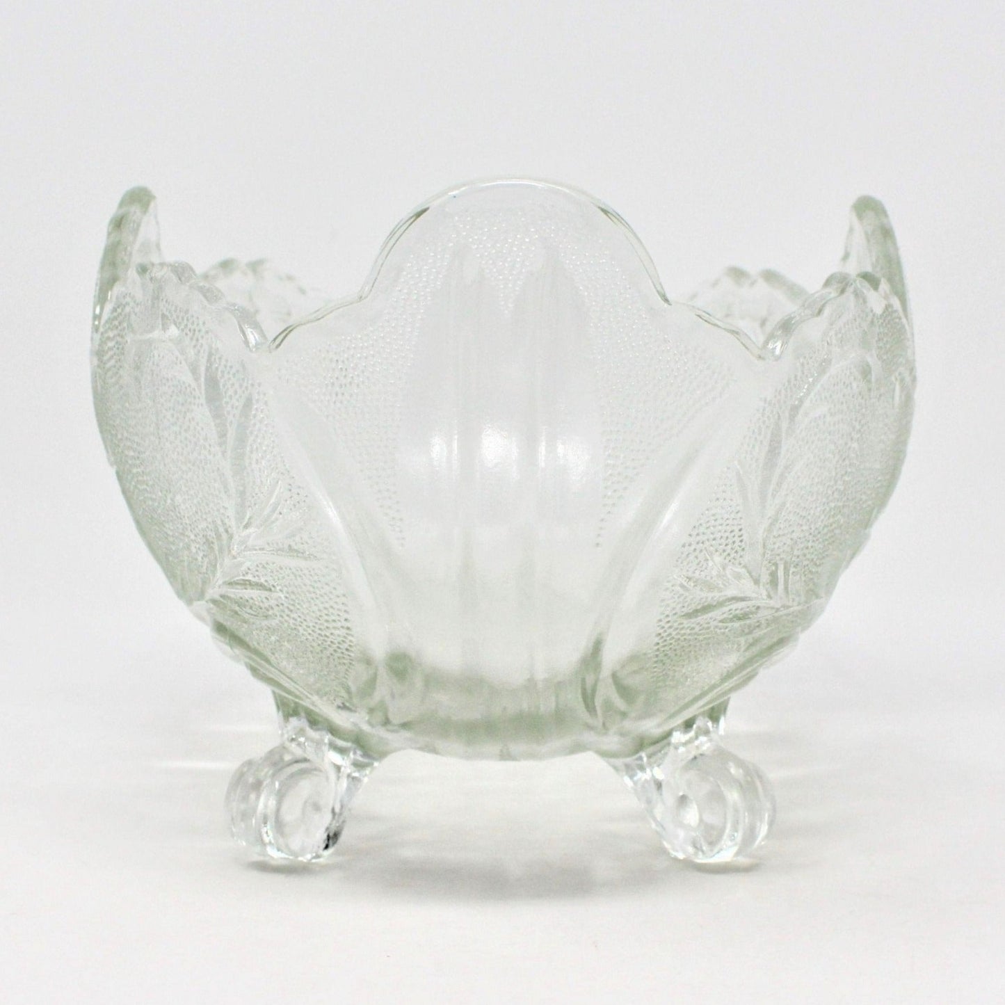 Bowl, Jeannette Glass, Lombardi Footed Bowl, Vintage 1950's