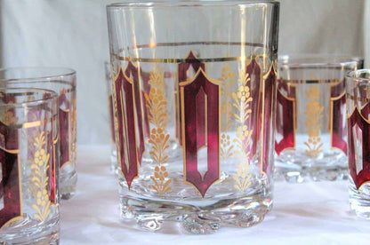 Glasses, Rocks / Whiskey with Ice Bowl, De ValBor, Italy, Vintage