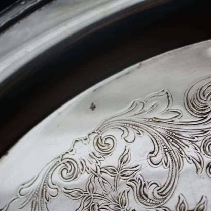 Tray, International Silver, Silverplate, Camille Pattern, Etched, Large Serving Platter, 15", Vintage