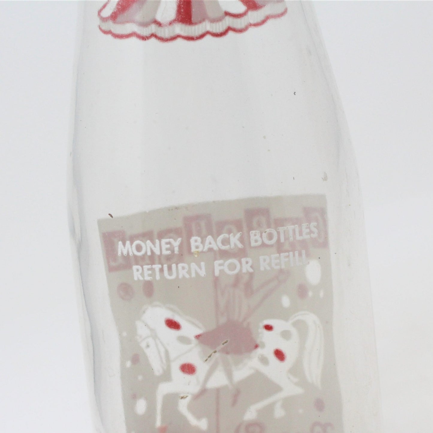 Soda Bottle, Carousel Pop Shoppe, ACL 12oz, Warren, Ohio / Canada, Vintage