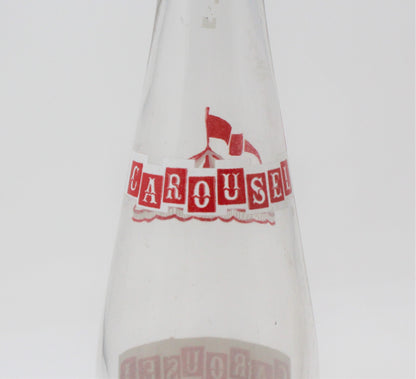Soda Bottle, Carousel Pop Shoppe, ACL 12oz, Warren, Ohio / Canada, Vintage