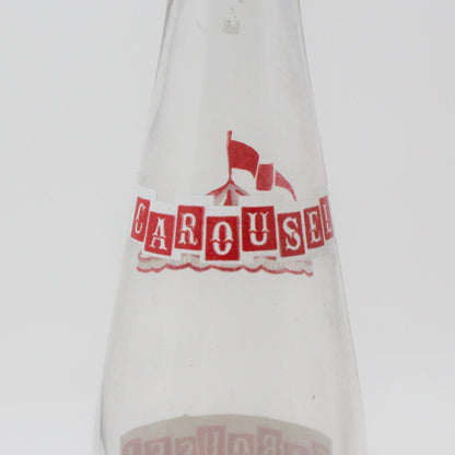 Soda Bottle, Carousel Pop Shoppe, ACL 12oz, Warren, Ohio / Canada, Vintage