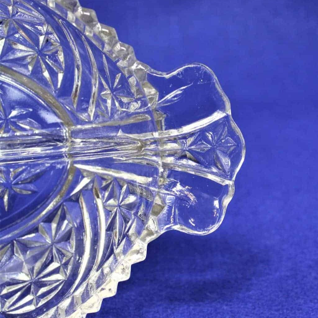 Divided Relish Dish, Anchor Hocking, Stars and Bars, Vintage