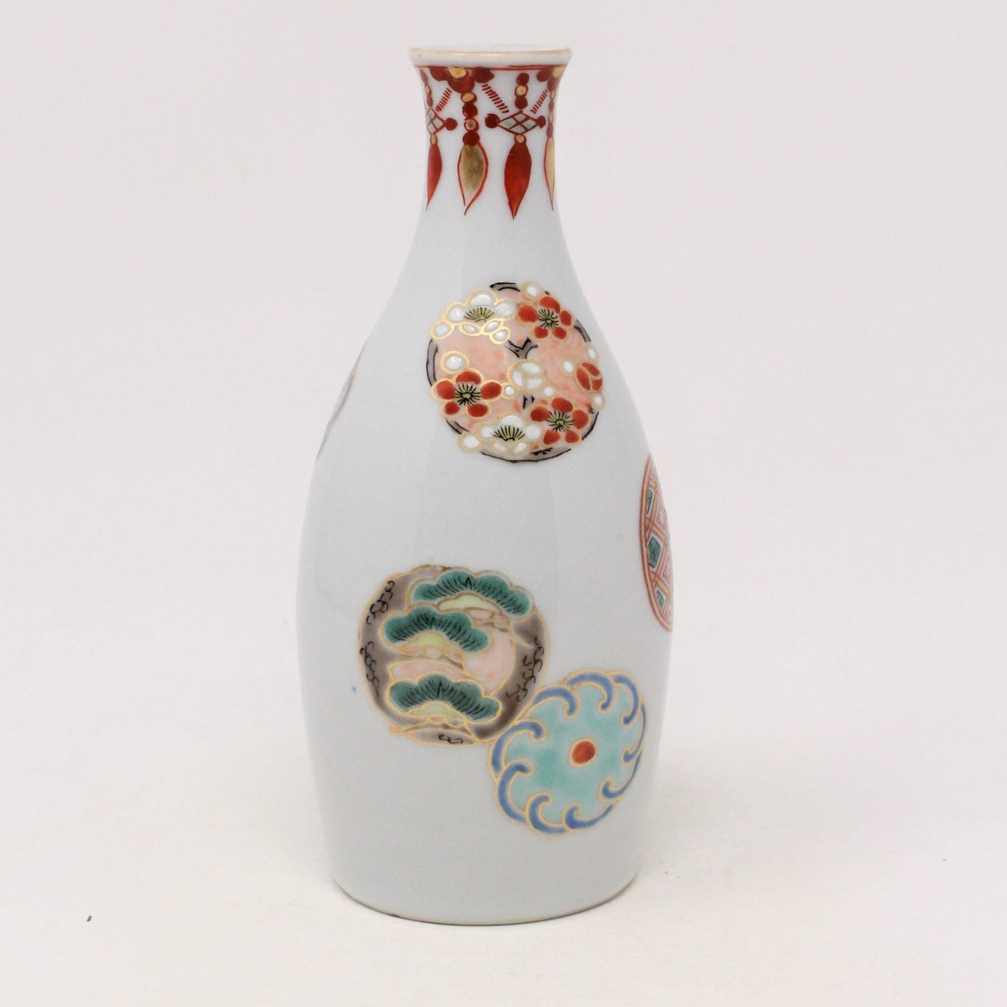 Sake Decanter / Tokkuri, Japanese Symbols, Vintage Porcelain