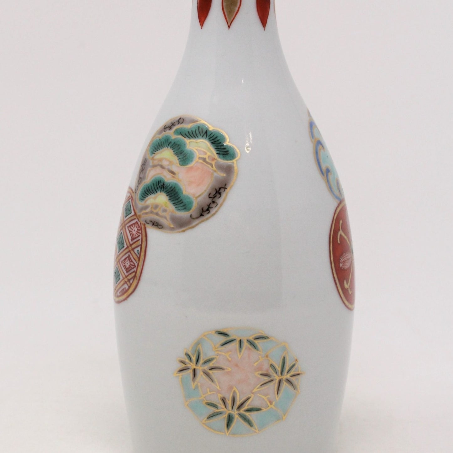 Sake Decanter / Tokkuri, Japanese Symbols, Vintage Porcelain