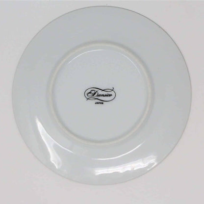 Appetizer Plates, Dansico, Teahouse Rose, Set of 8, Vintage