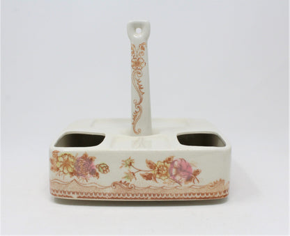Condiment Set, Brown & Richie, Oriental Gardens, Brown Transferware, 9 Pcs, Vintage, SOLD