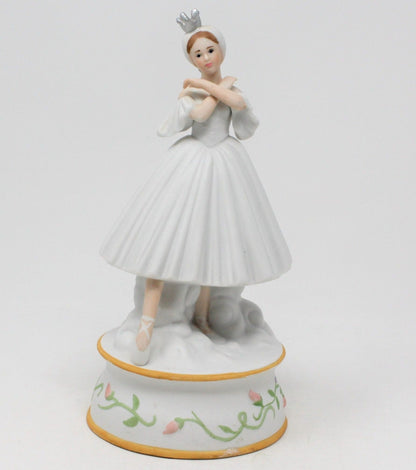 Music Box, Schmid, Ballerina Odette, plays Swan Lake, Vintage