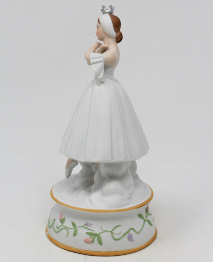 Music Box, Schmid, Ballerina Odette, plays Swan Lake, Vintage