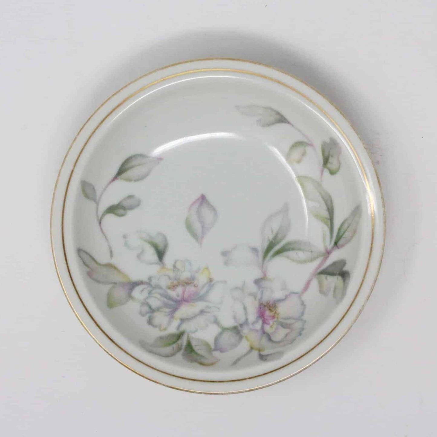 Appetizer Plates, Meito, Springtime, Set of 7, Vintage Japan