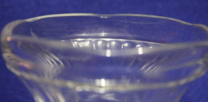 Soda Fountain / Ice Cream Sundae Glasses, Ribbed, Set of 4