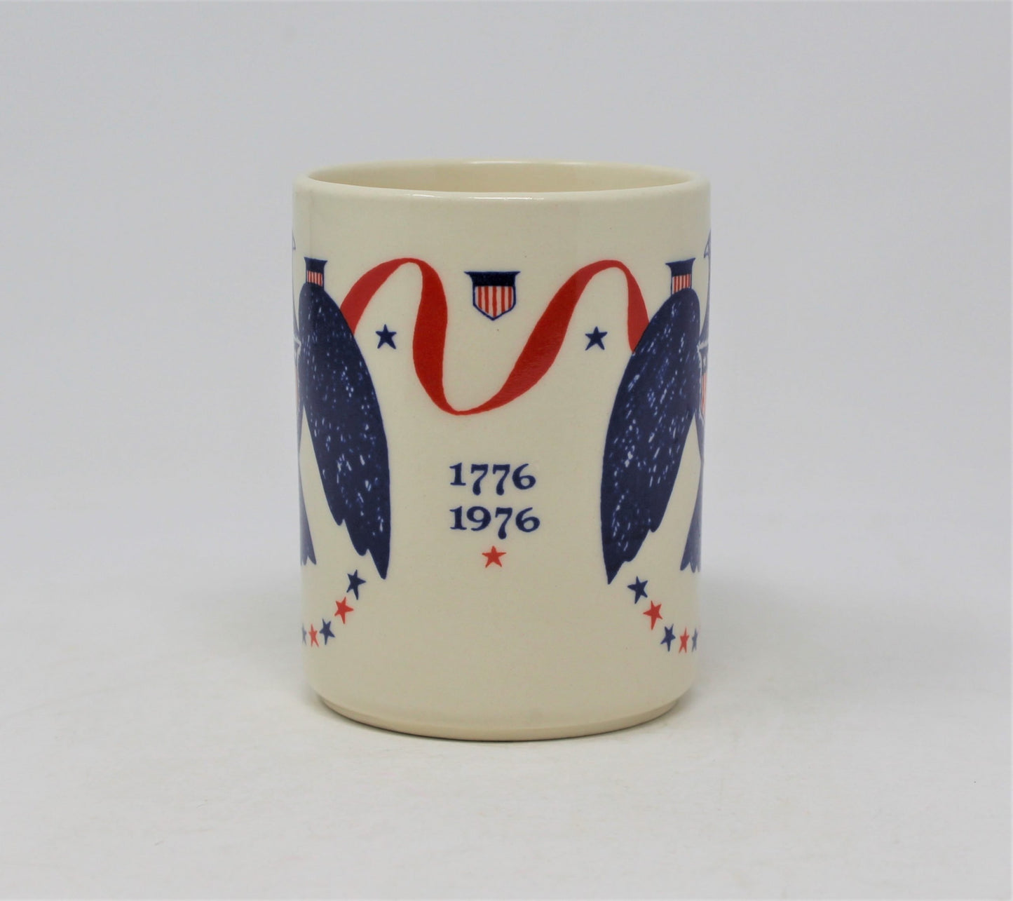 Mug, Berggren Trayner, Bicentennial Blue Eagle, 1976, Vintage, USA