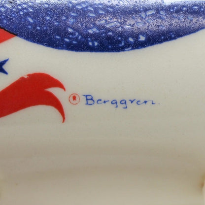 Mug, Berggren Trayner, Bicentennial Blue Eagle, 1976, Vintage, USA