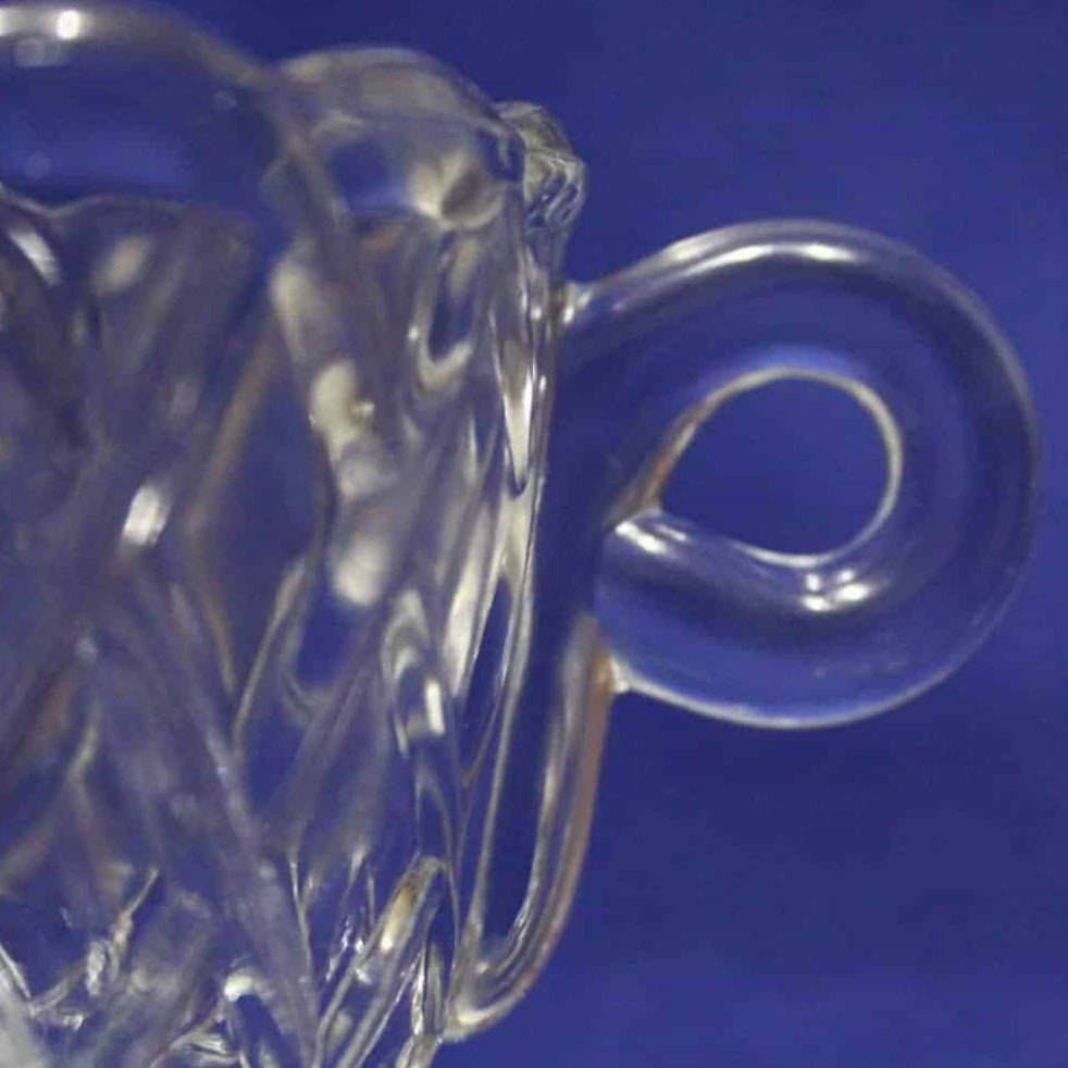 Sugar Bowl, Indiana Glass, Pretzel, Depression Glass, Vintage