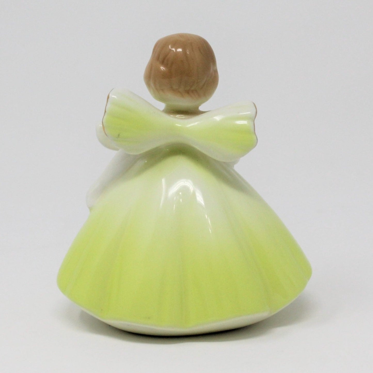 Figurine, Josef Originals Birthday Angel, 5 Years, Green Dress