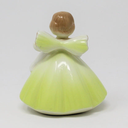 Figurine, Josef Originals Angel Birthday, 5 Years, Yellow Dress