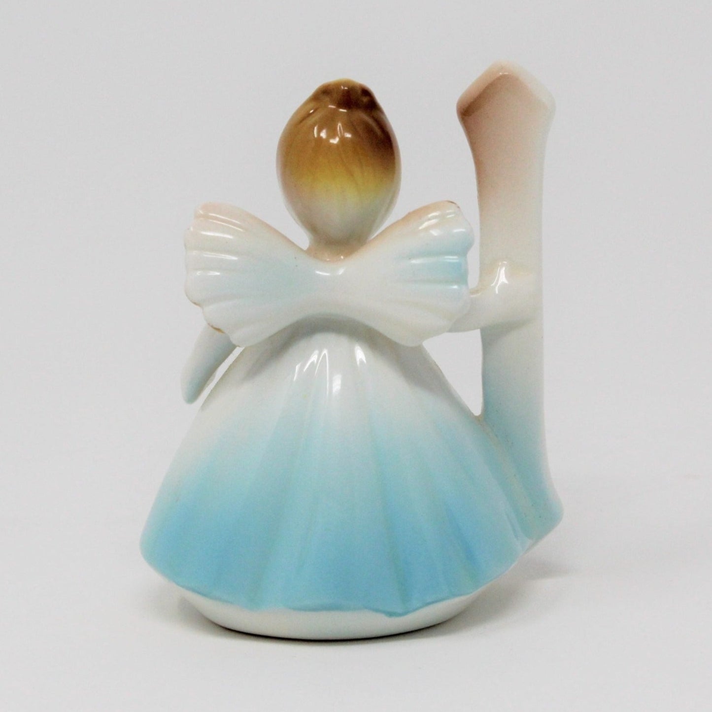 Figurine, Josef Originals Birthday Angel, 1 Year, Blue Dress, Vintage