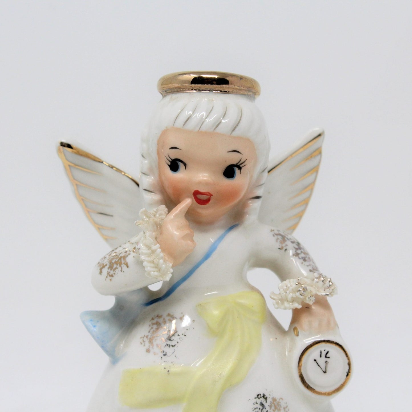 Figurine, Napco, January Birthday Angel, A1361, Japan, Vintage