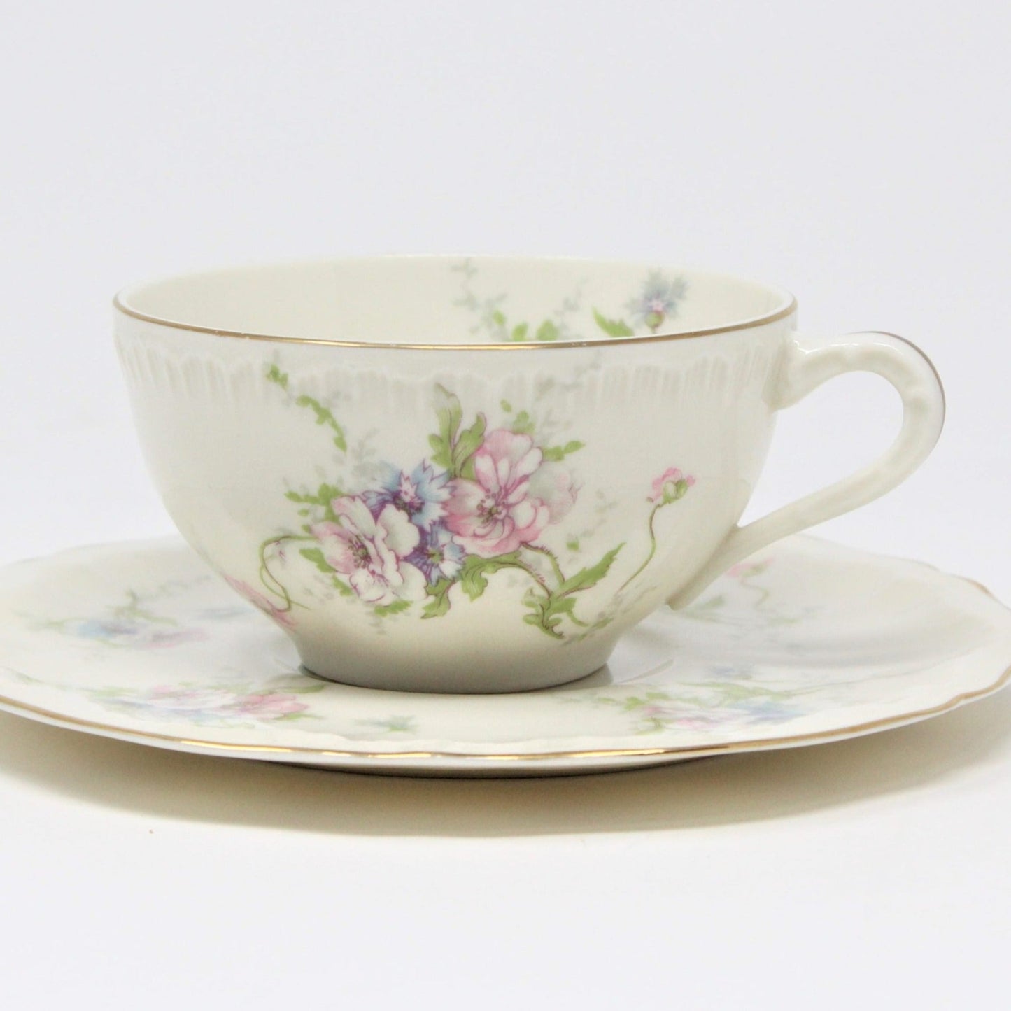 Coffee Cups and Saucer, Theodore Haviland, Annette, Vintage