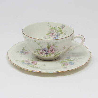 Coffee Cups and Saucer, Theodore Haviland, Annette, Vintage
