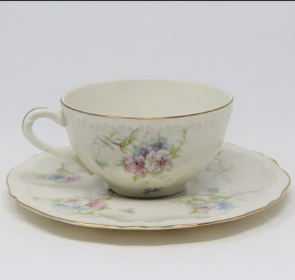 Coffee Cups and Saucer, Theodore Haviland, Annette, Vintage
