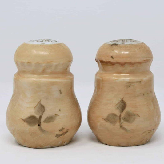 Salt and Pepper Shakers, Lefton, Heritage Brown, Porcelain Japan