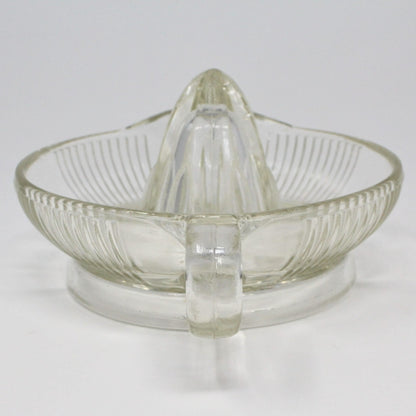 Reamer / Fruit Juicer, Depression Glass, Clear, Vintage