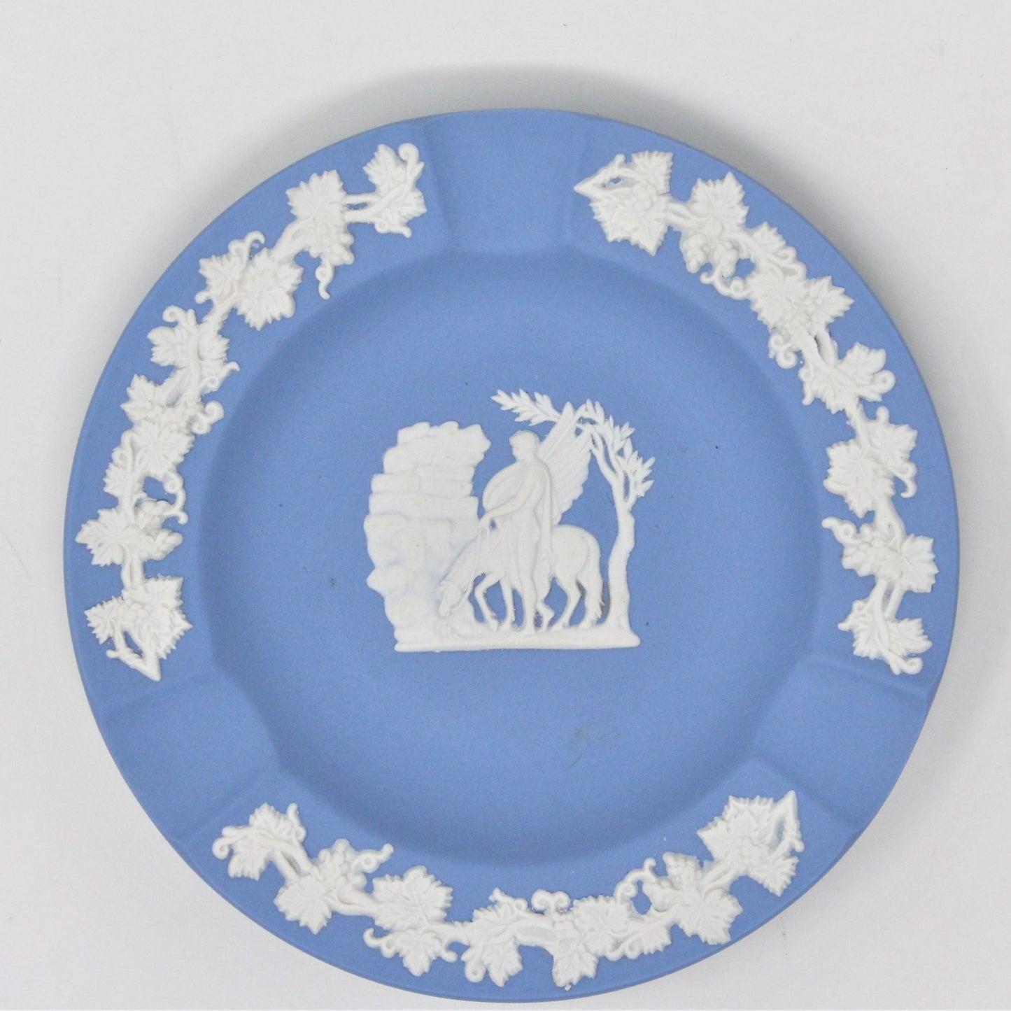 Ashtray, Wedgwood, Blue Jasperware Pegasus, Vintage