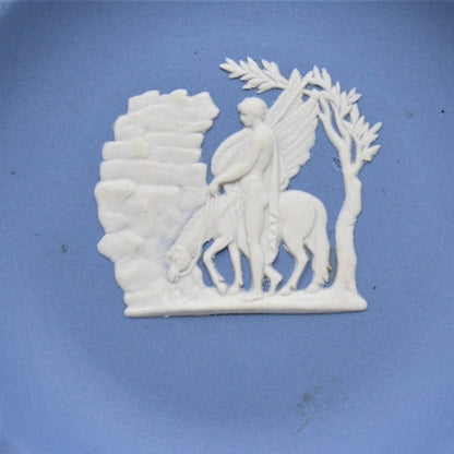 Ashtray, Wedgwood, Blue Jasperware Pegasus, Vintage