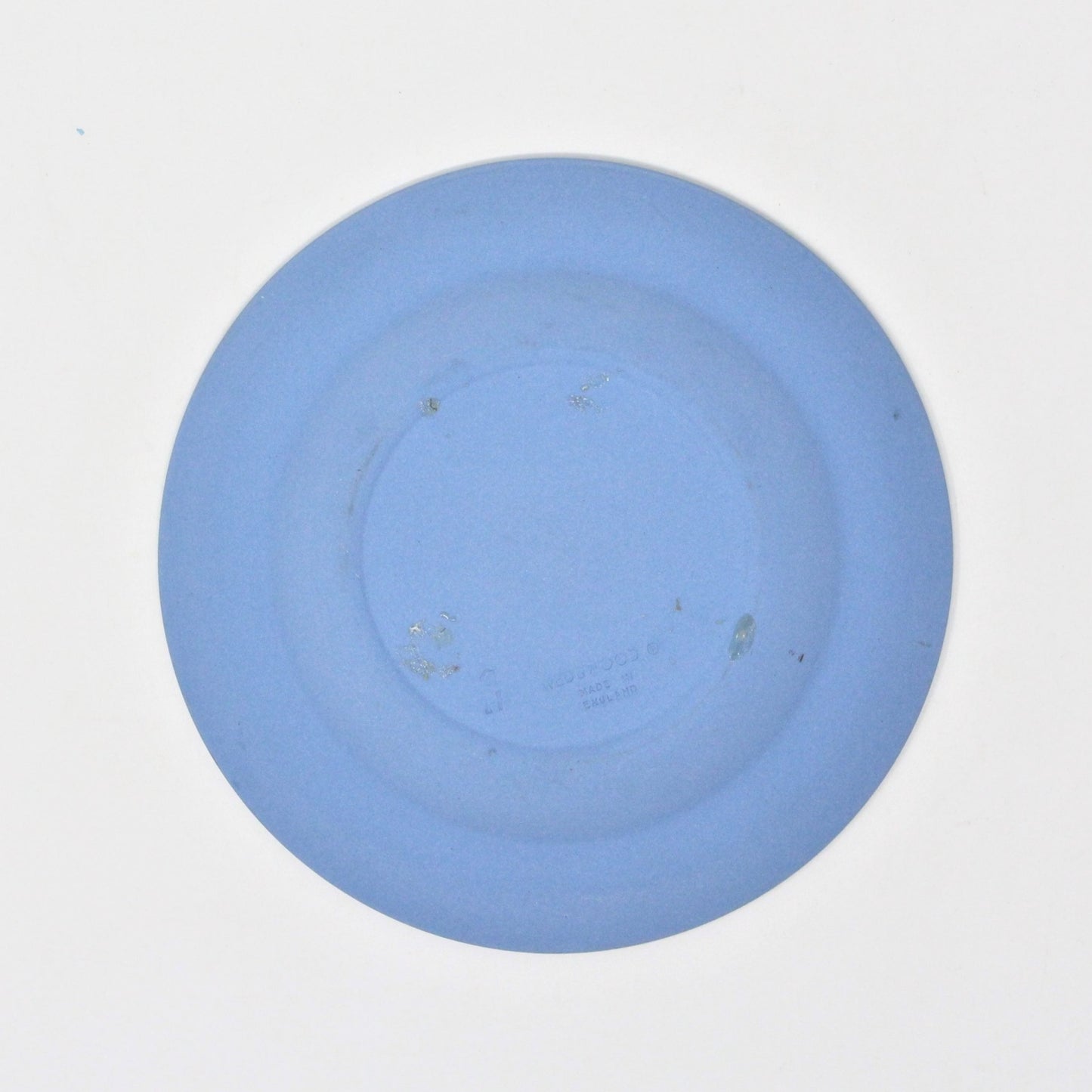 Plate, Blue Jasperware Aurora, Wedgwood, 4 Inch Round Tray, Vintage
