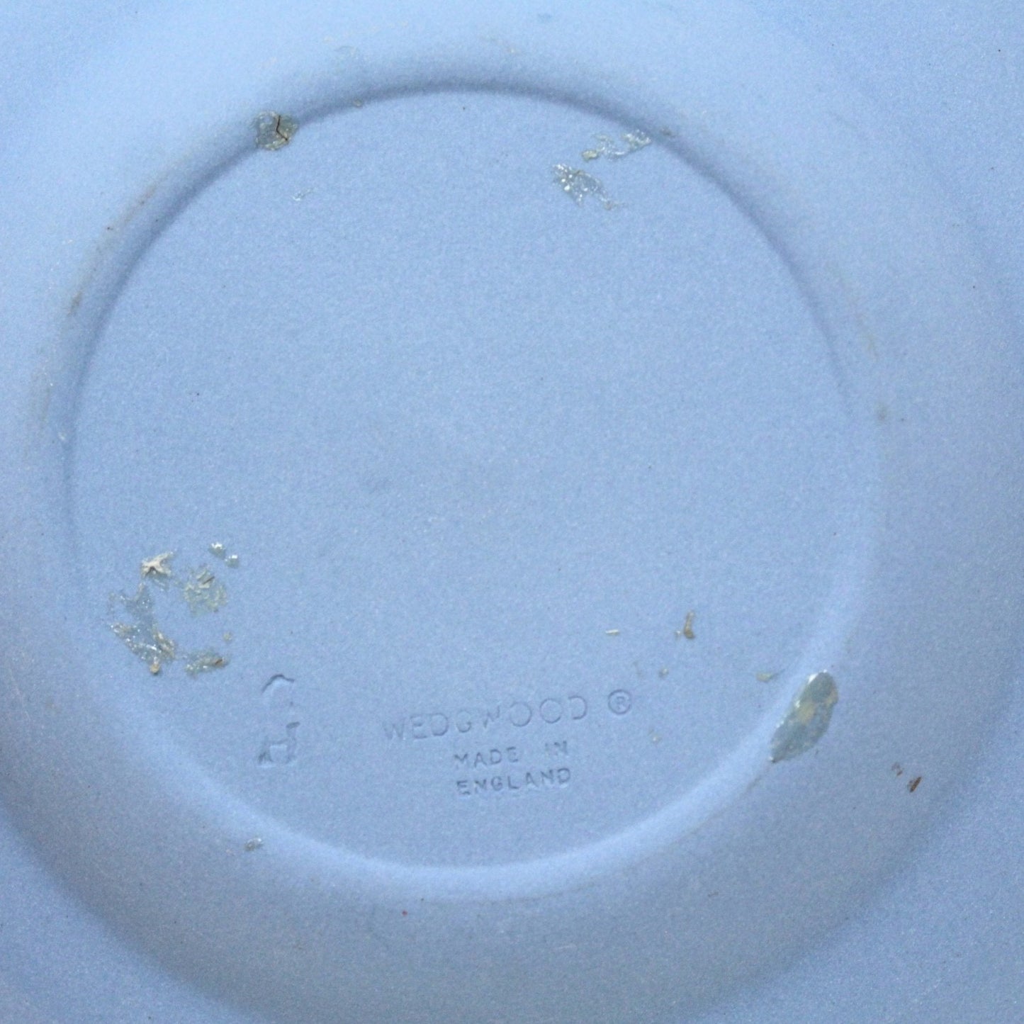 Plate, Blue Jasperware Aurora, Wedgwood, 4 Inch Round Tray, Vintage