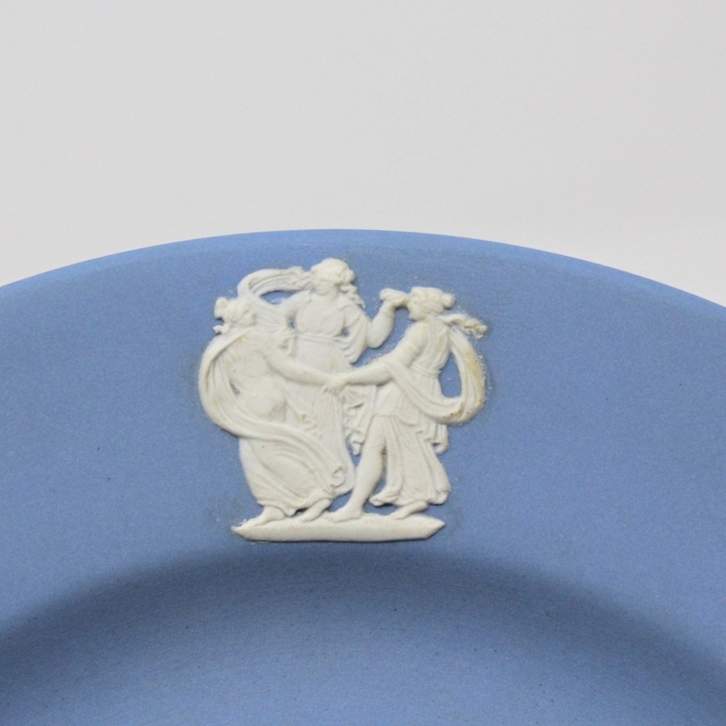 Plate, Blue Jasperware, Wedgwood, Vintage 1956