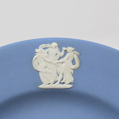Plate, Blue Jasperware, Wedgwood, Vintage 1956