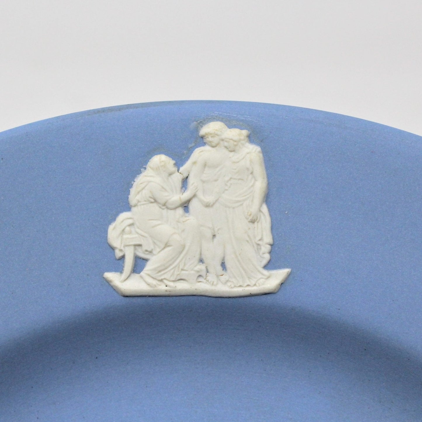 Plate, Blue Jasperware, Wedgwood, Vintage 1956