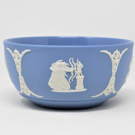 Bowl, Wedgwood Blue Jasperware, Vintage 1954, SOLD