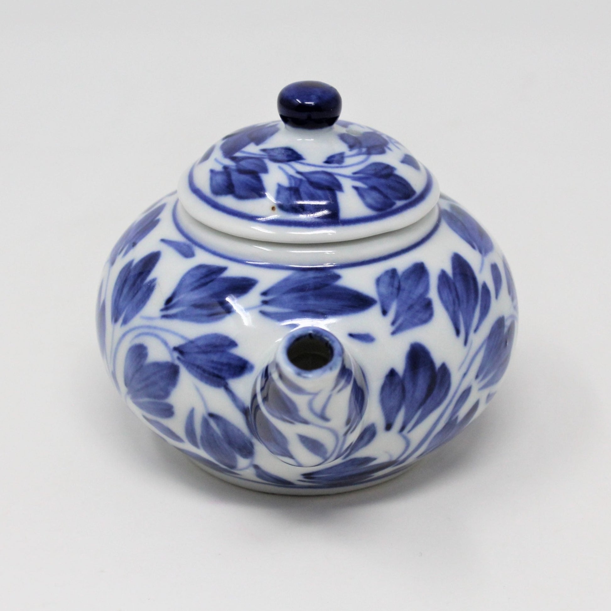 Tunis White and Blue Ceramic Salt and Pepper Shaker Set - World Market