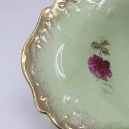 Tray, Bavaria, Hand Painted Roses, 14", Antique, SOLD