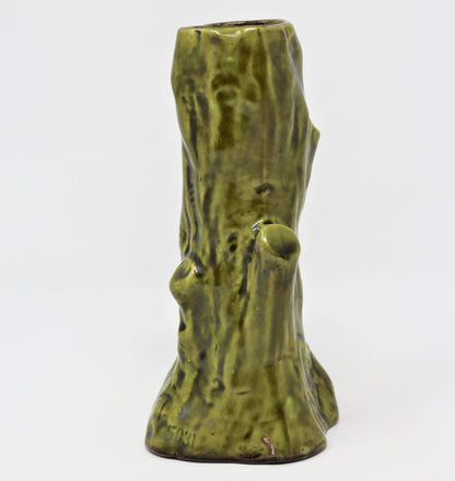 Bud Vase, Czech Majolica, Frog and Bug, Hand Painted Pottery, Vintage, RARE, SOLD