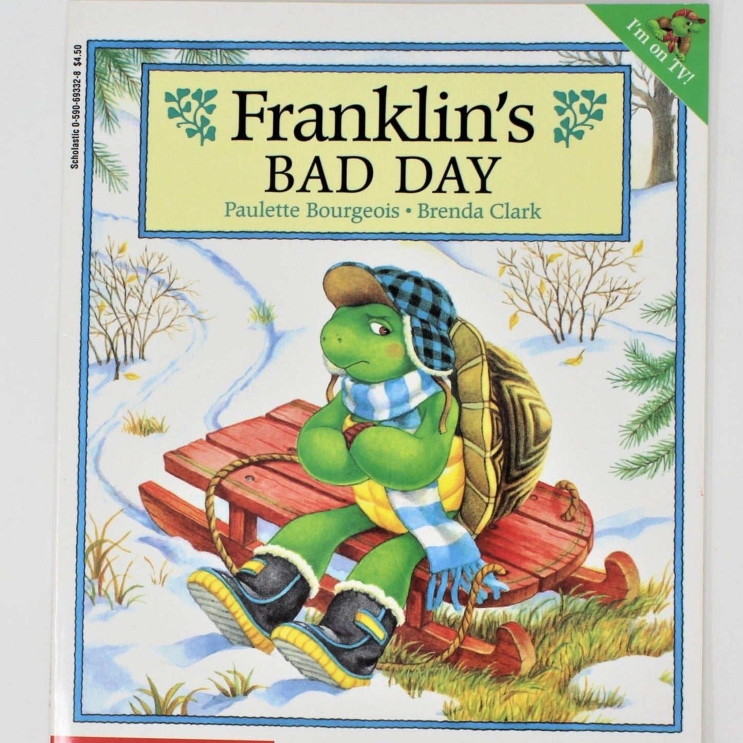 Children's Book, Franklin's Bad Day, Softcover, 1997