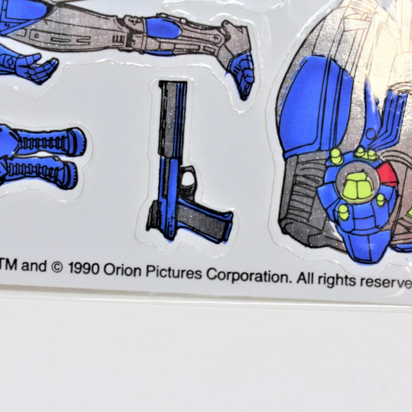 Stickers / Decals, RoboCop Unopened, Foil, Rand Int'l, 1990 NOS