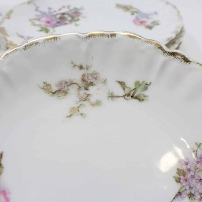 Bread & Butter Plates, Royal Bavarian PMB, Germany, Set of 6, Antique