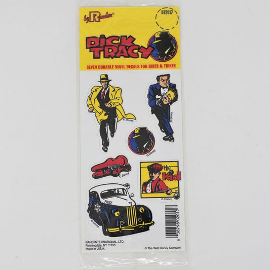 Stickers / Decals, Disney's Dick Tracy, Unopened, Rand Int'l, 1990 NOS