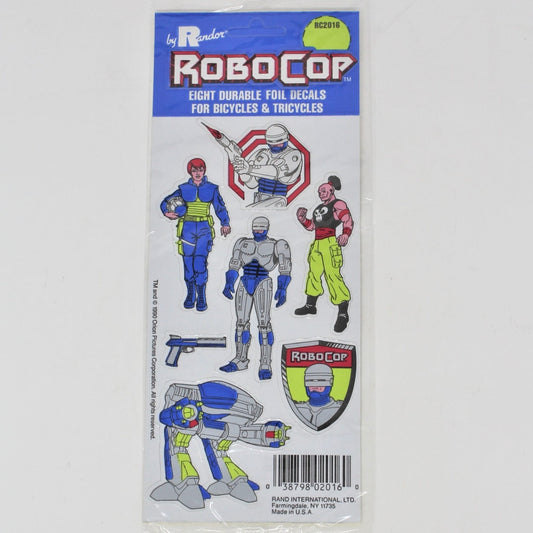 Stickers / Decals, RoboCop Unopened, Foil, Rand Int'l, 1990 NOS