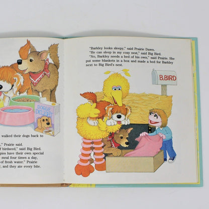 Children's Book, Sesame Street, A Bird's Best Friend, Hardcover, Vintage 1986