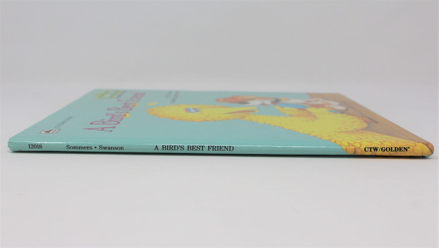 Children's Book, Sesame Street, A Bird's Best Friend, Hardcover, Vintage 1986