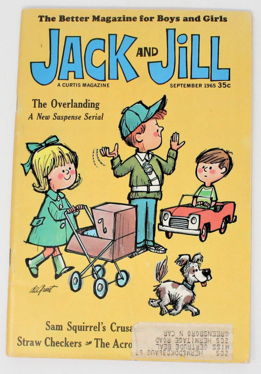 Magazine, Jack and Jill September 1965, Vintage Collectibles