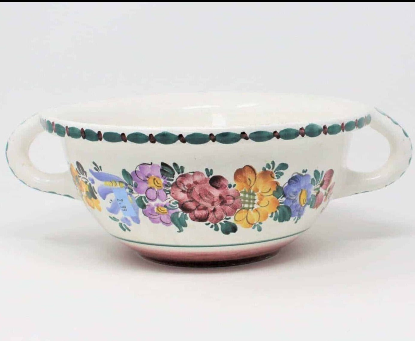 Bowl, Gmundner Keramik, Austrian Ceramic, Hand Painted, Vintage